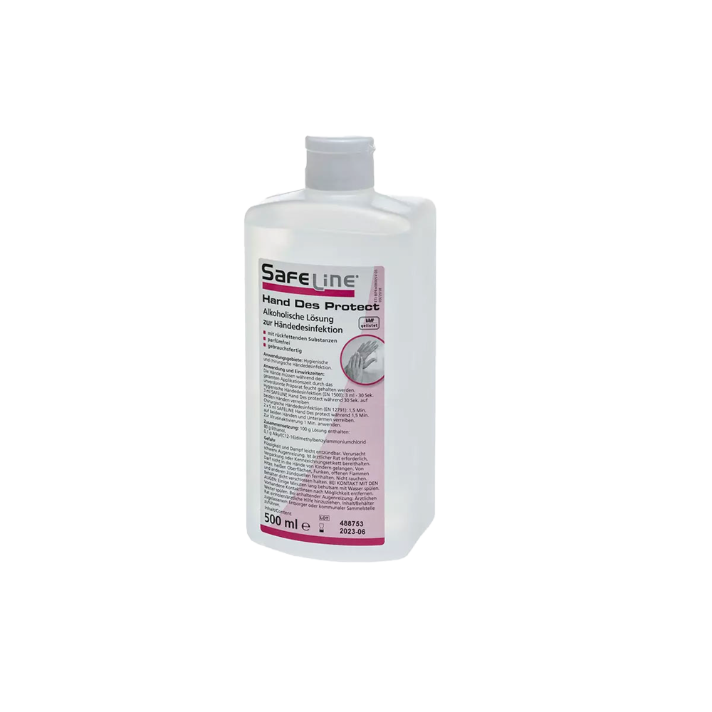Händedesinfektion, 500 ml, Safeline Hand Des Protect