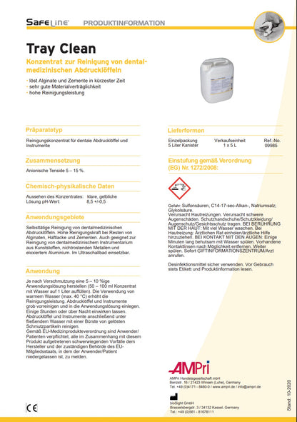 Instrumentenreiniger, 5l, Safeline Try Clean Art.-Nr.: 09985