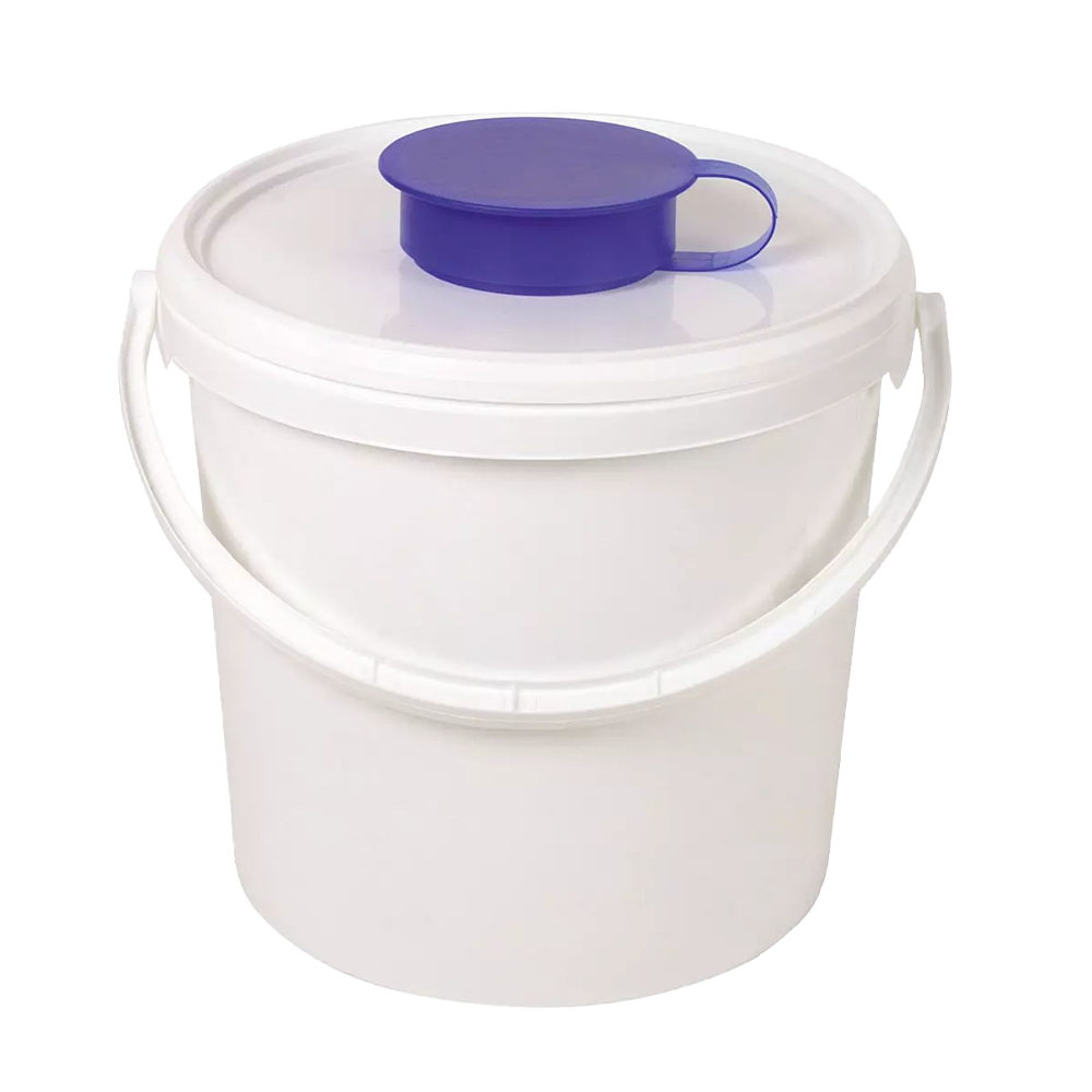 Deckel für Spendereimer 6,2 l, weiß, blau