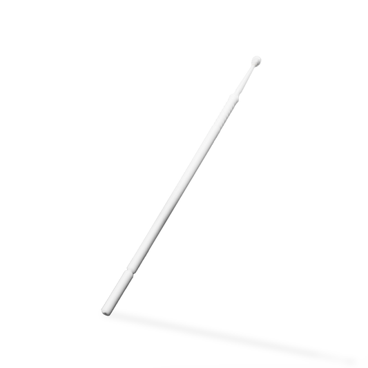 Einmal Mikroapplikatoren, 10cm, weiß, superfine, Kunststoff, Nylon, Med-Comfort