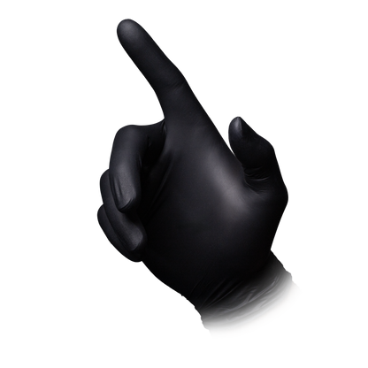 Nitrilhandschuhe, schwarz, puderfrei, Puracomfort Black
