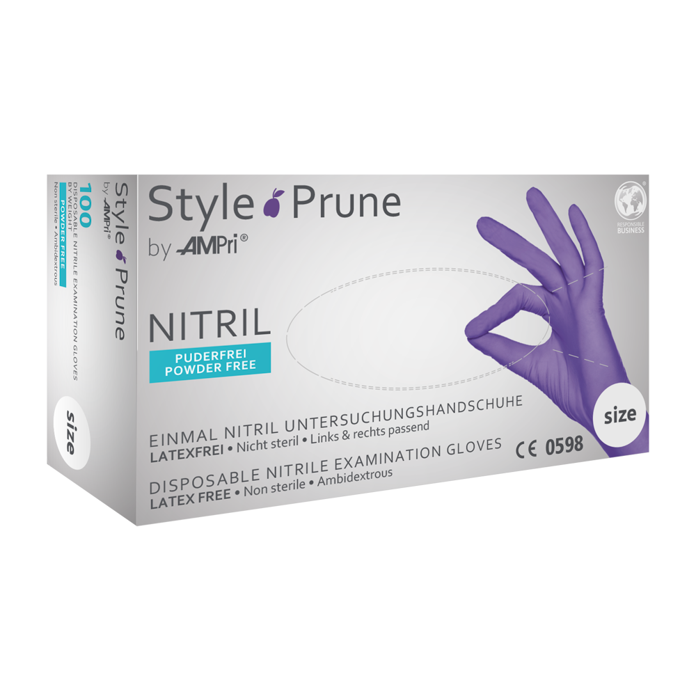 Nitrilhandschuhe, puderfrei, Style Prune by Med-Comfort