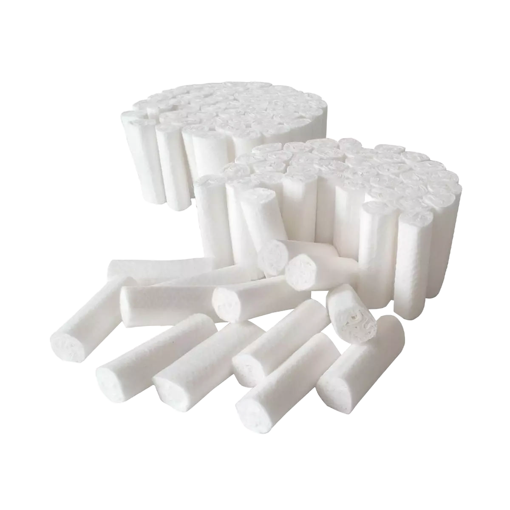 Dental Einmal Zahnwatterollen, 1 = 0,8 cm, Länge je 3,8 cm, weiß, Med-Comfort