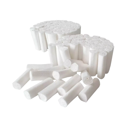 Dental Einmal Zahnwatterollen, 1 = 0,8 cm, Länge je 3,8 cm, weiß, Med-Comfort